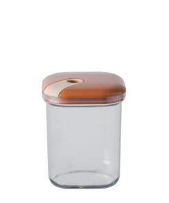 Hộp đựng thực phẩm khô 1000ml nhựa nguyên sinh Pull Box OMADA sản xuất 100% tại Italy - màu Sunrise