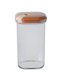 Hộp đựng thực phẩm khô 1500ml nhựa nguyên sinh Pull Box OMADA sản xuất 100% tại Italy - màu Sunrise