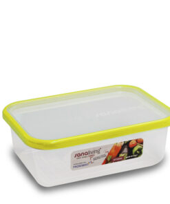 Hộp đựng thực phẩm kháng khuẩn 1000ml Sanaliving OMADA sản xuất 100% tại Italy - màu Vàng Chanh