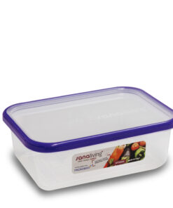 Hộp đựng thực phẩm kháng khuẩn 1000ml Sanaliving OMADA sản xuất 100% tại Italy - màu Tím
