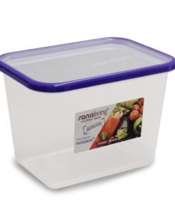 Hộp đựng thực phẩm kháng khuẩn 2100ml Sanaliving OMADA sản xuất 100% tại Italy - màu Tím