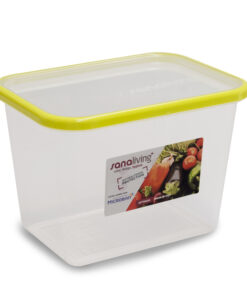 Hộp đựng thực phẩm kháng khuẩn 2100ml Sanaliving OMADA sản xuất 100% tại Italy - màu Vàng Chanh