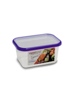 Hộp đựng thực phẩm kháng khuẩn 500ml Sanaliving OMADA sản xuất 100% tại Italy - màu Tím